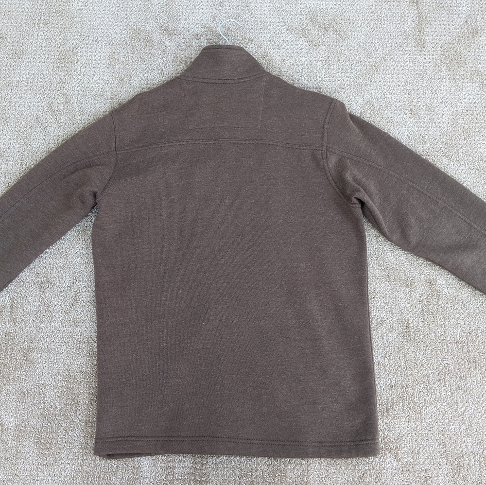 Quick Silver Sweater Jacket Men's Brown Size Small - Picture 4 of 5